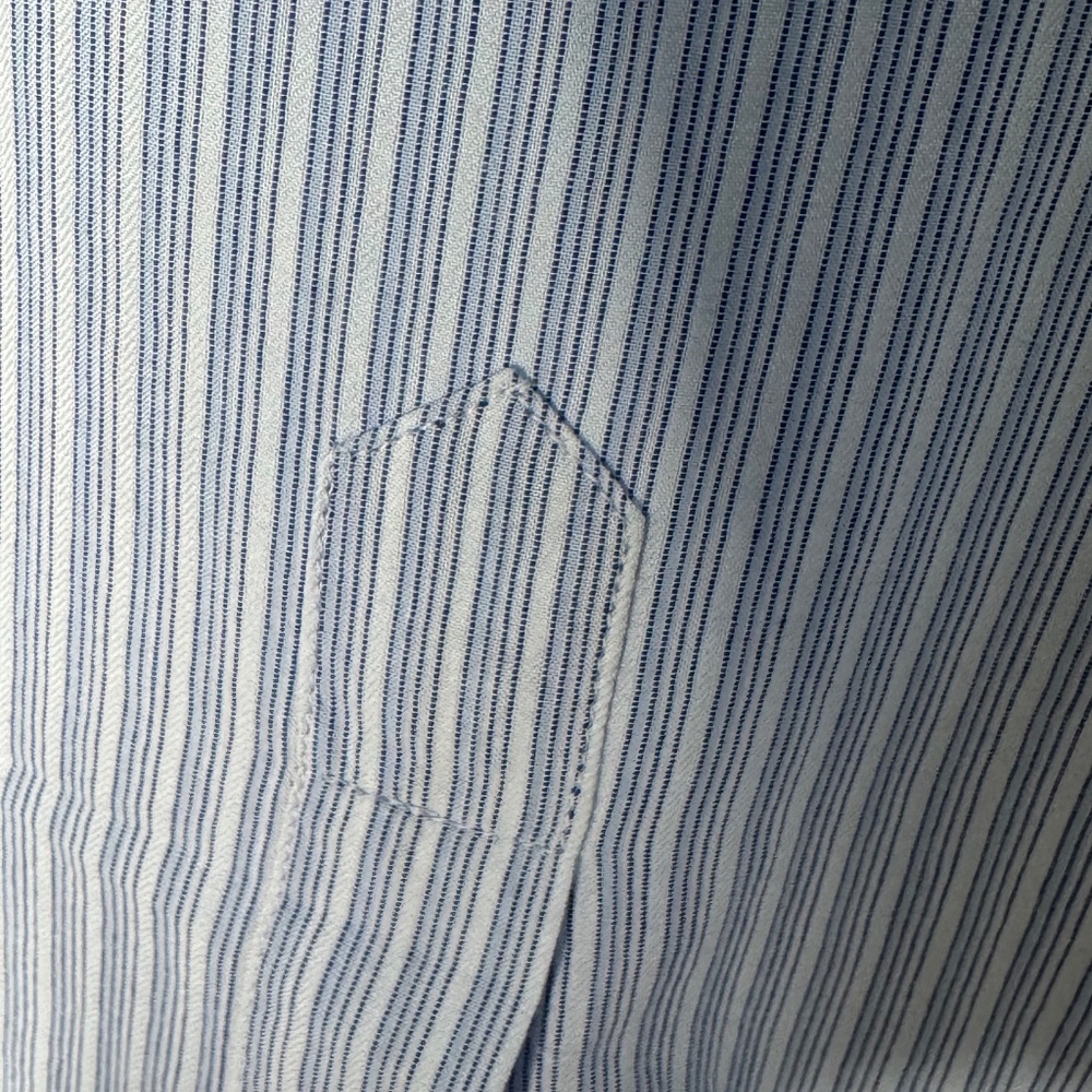 Dolce & Gabbana Light Blue Pinstripe Button-Down Shirt - Picture 14 of 15